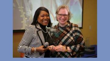 Meg Slater Honored at Annual Meeting